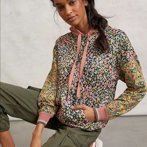 NWT Anthropologie Felicity Floral Hoodie Z30-3
